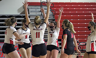 Spring 2021 OWU Volleyball Team