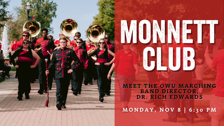 Monnett Club: Meet the OWU Marching Band Director, Dr. Richard Edwards