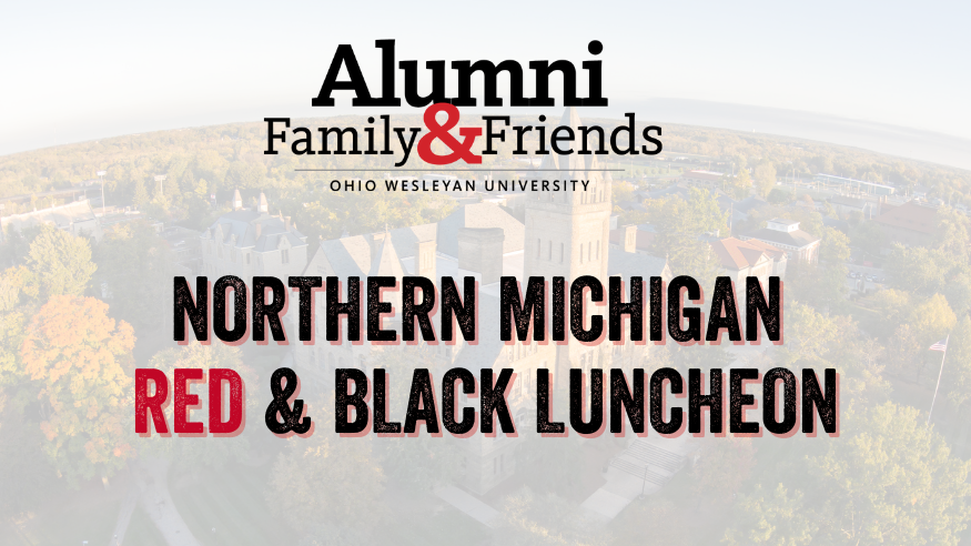 Northern Michigan Red & Black Luncheon | Ohio Wesleyan University